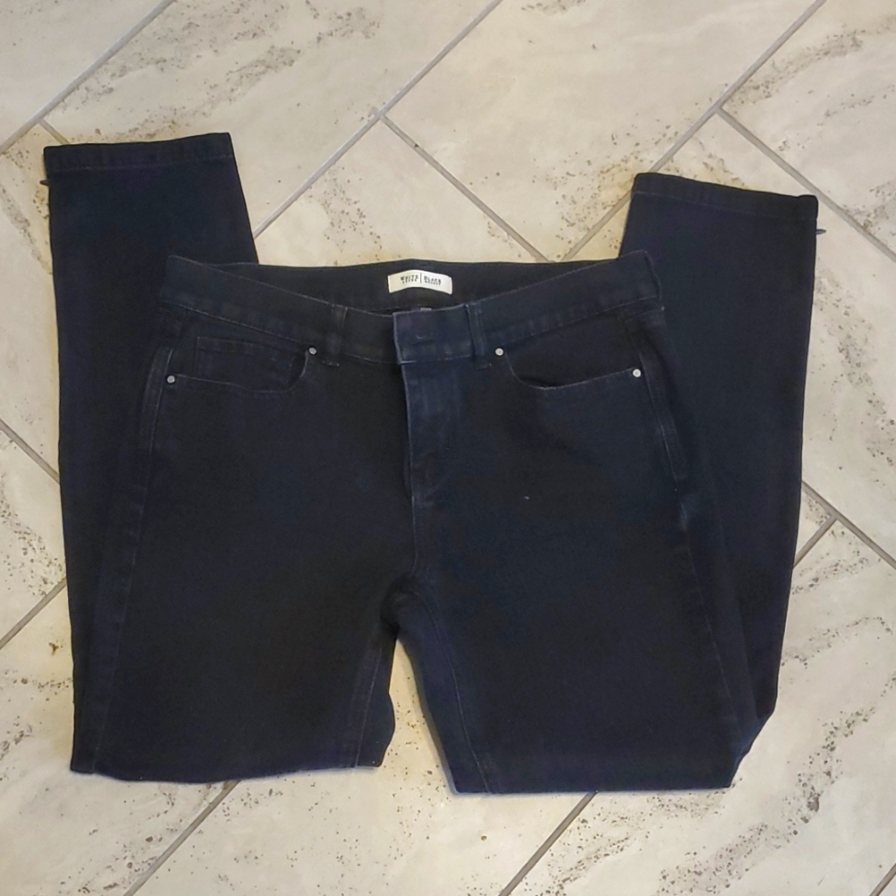 WHBM Noir black jeans